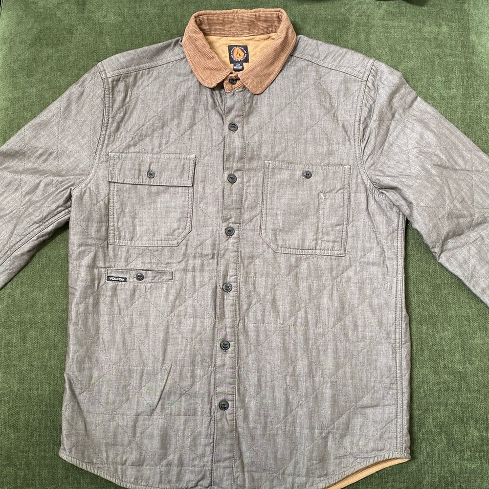 Volcom Grant LS Quilted Shirt Jacket